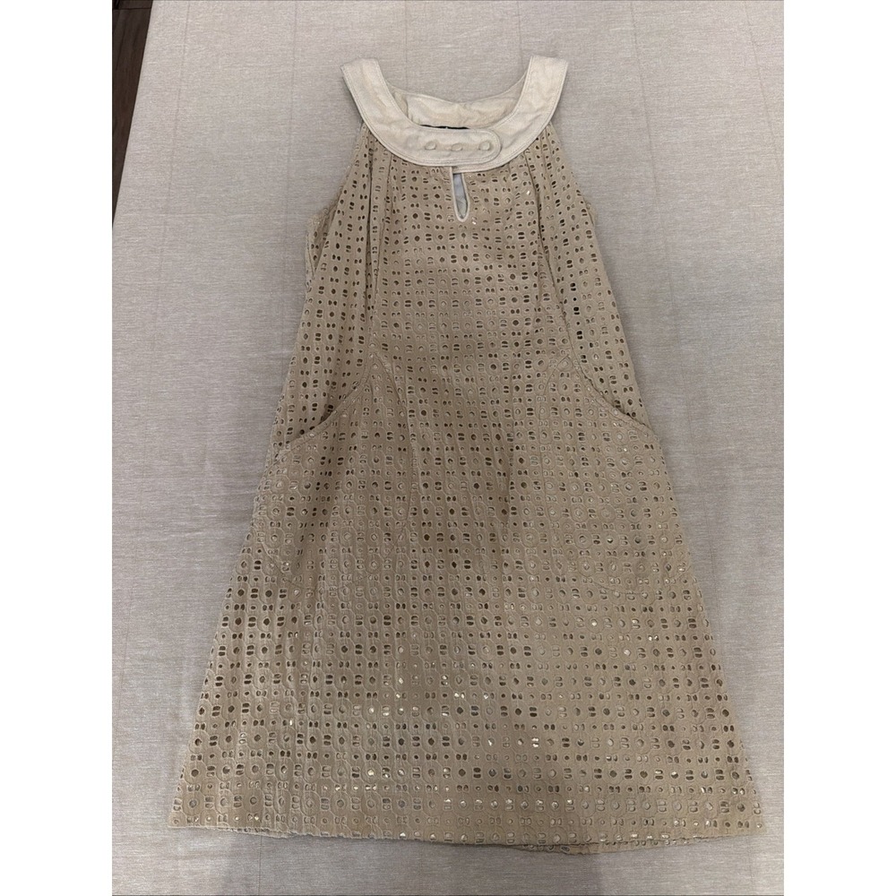 alexia admor dress S Sleeveless Dress Tan/gold